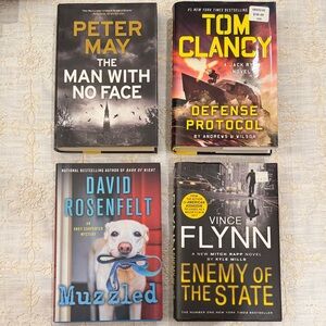 Set of Four Hardcover Novels